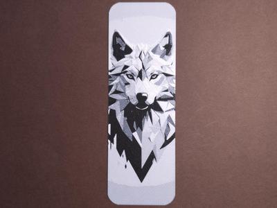Polygon Wolf Bookmark