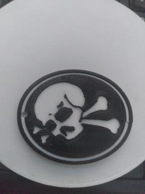 skull keychain