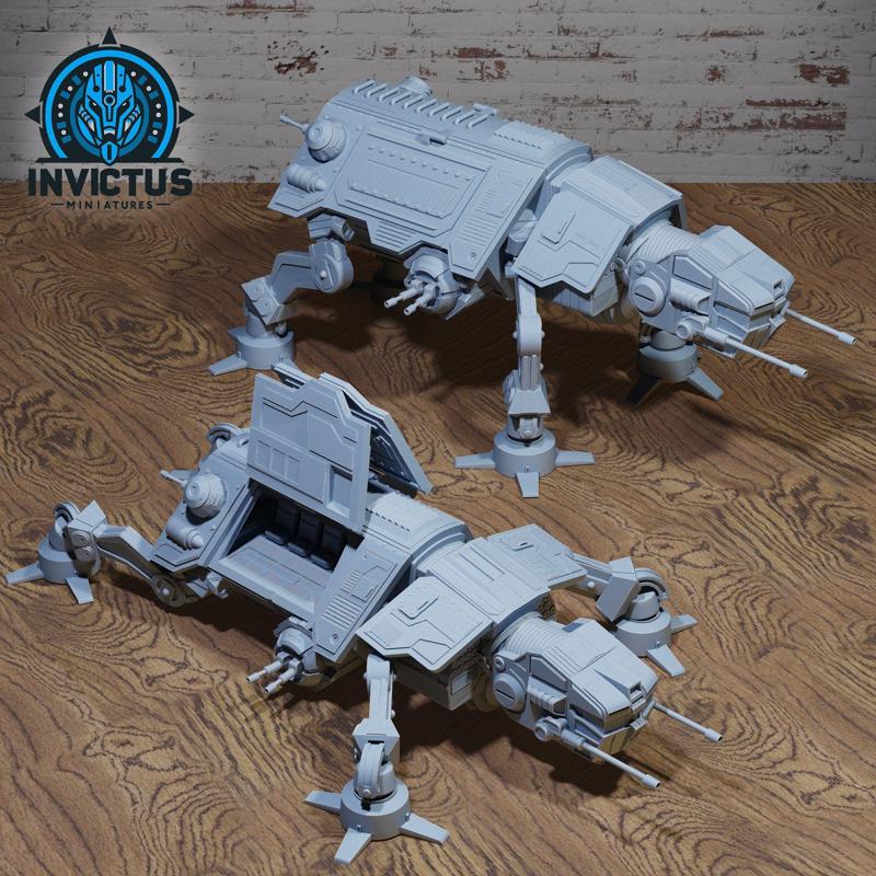 Droid Carrier / Light Attack Trooper Transport / Piloted Battle Vehicle / Alien Siege Engine /  Steel Wars Machine / Space Infantry Ship / Steampunk Construct / Cosmic Invasion Army / Cyberpunk Star Robot / Sci-Fi Encounter
