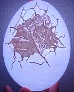 Jurassic Park Dinosaur Egg Lamp.