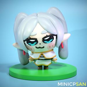 Cute Chibi Frieren - Beyond Journey's End Anime Figure - for 3D Printing