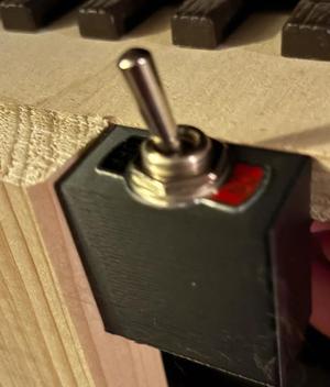 Switch Holder for 15mm board/12mm thread   