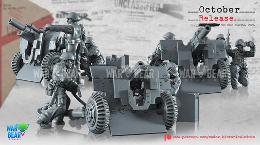 WWII US army in the pacific Medium Artillery