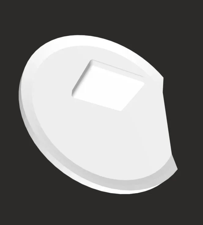 Hobby 350 Classic Wohnwagen - Möbel Abdeckung (für die Schrauben) im Wohnwagen   