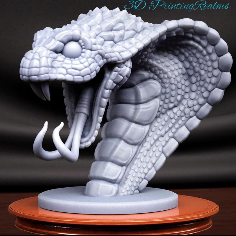 Stylized Snake bust