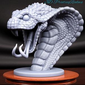 Stylized Snake bust