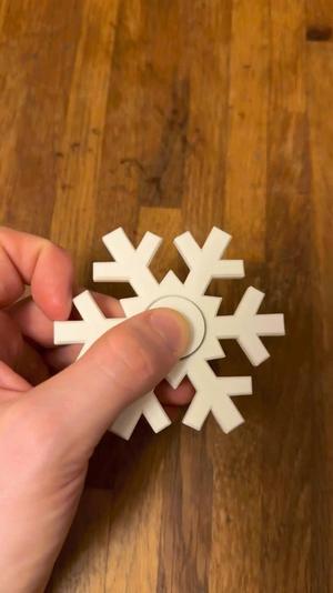 Snowflake Fidget Spinner
