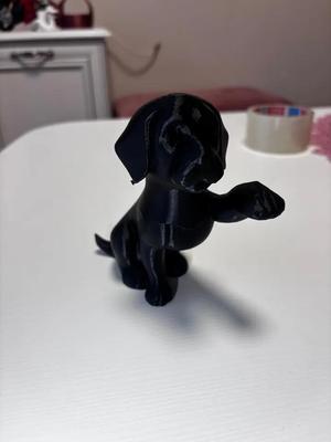 Cute dog sculpture   