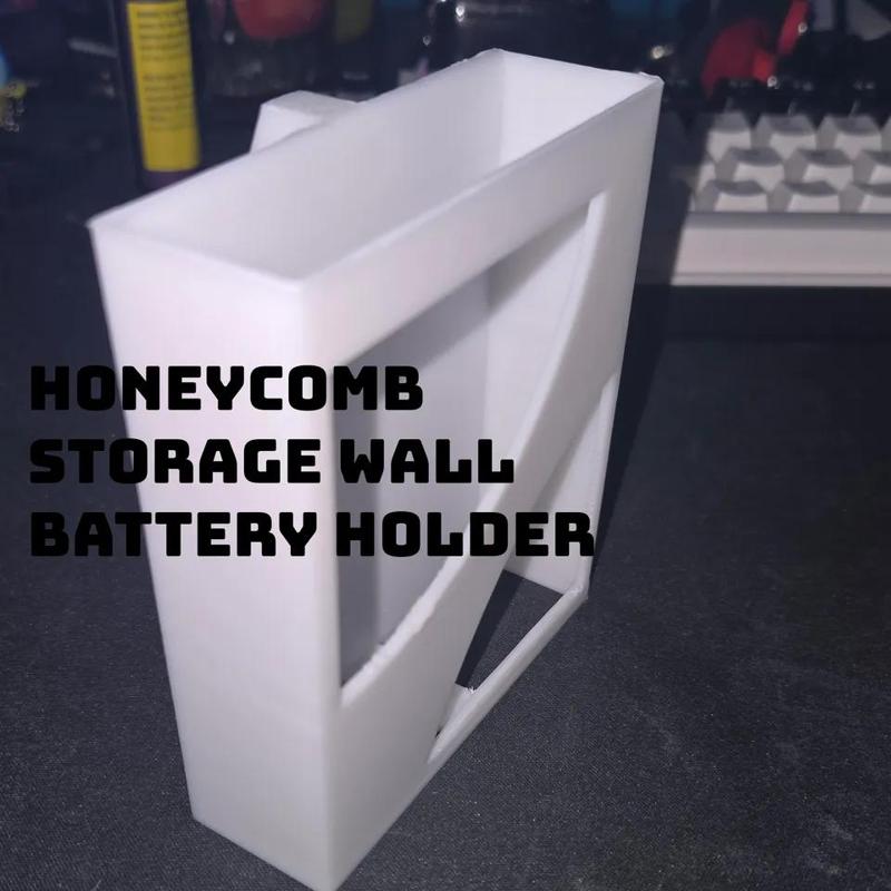 Honeycomb Storage Wall - Battery Holder   