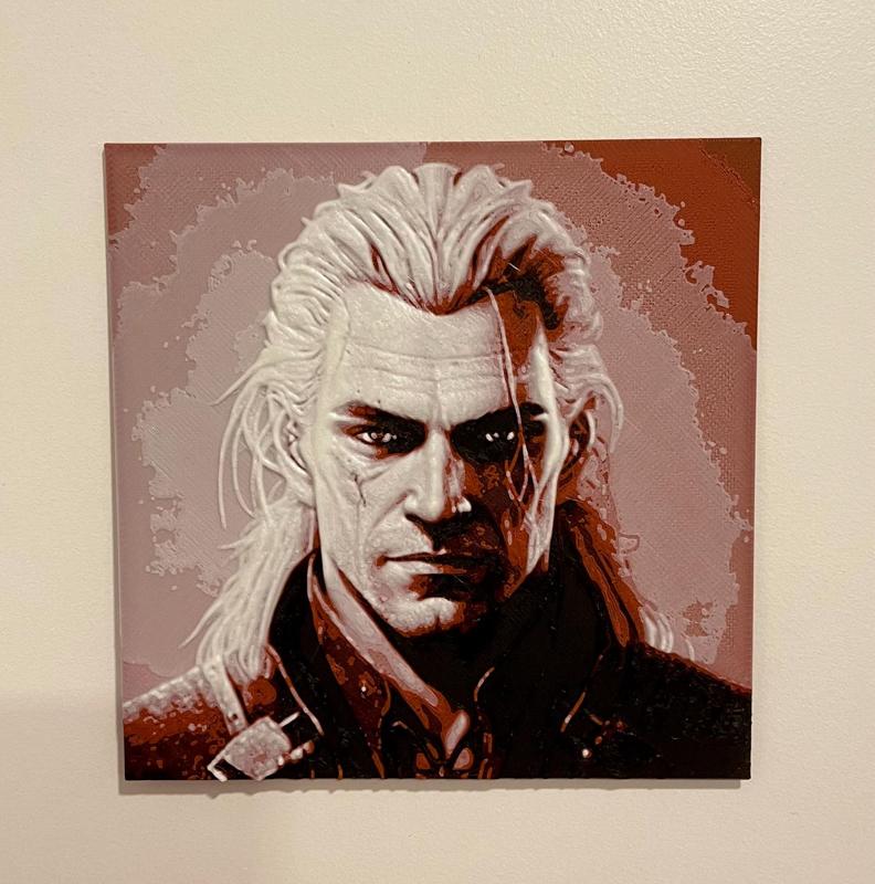 Witcher - Geralt of Rivia HueForge