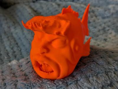 Trump Orange Puffer Fish   