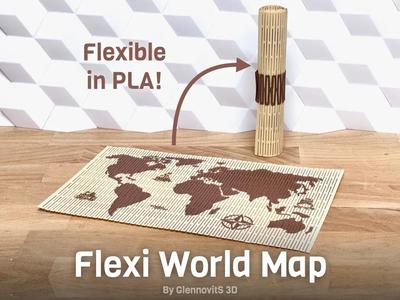 Flexi World Map (flexible world map)   