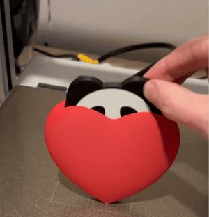 Pop Up Panda Heart