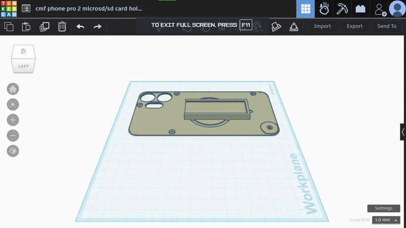 cmf phone pro 2 sd card holder   
