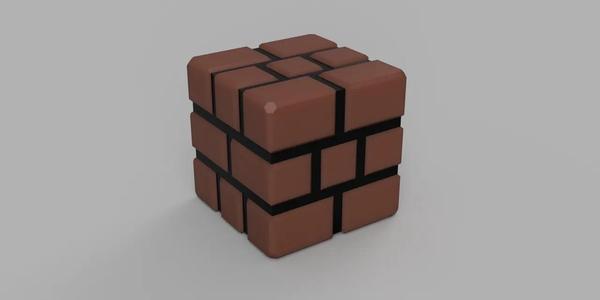 Super Mario Bros Brick Block   