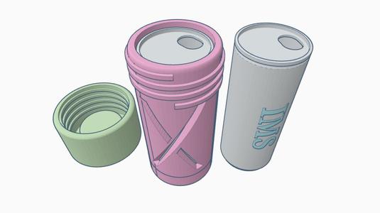 cut, aluminum can