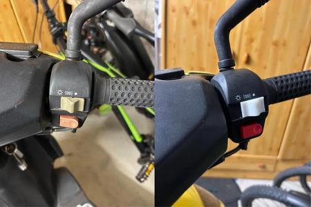 Roller/Scooter/Moped Licht Schalter Light Switch - Explorer Keeway Rex   