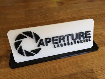 Aperture Labs Plaque