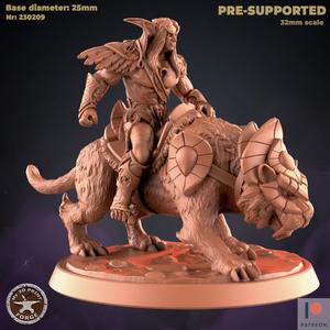 Night Elf Leader on Nightsaber