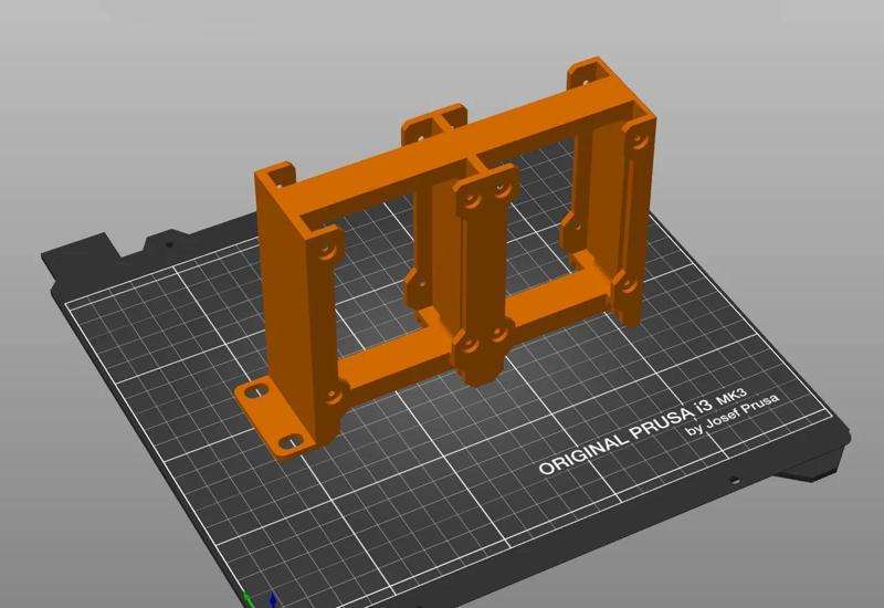 4 x SATA SSD cage rack mount   