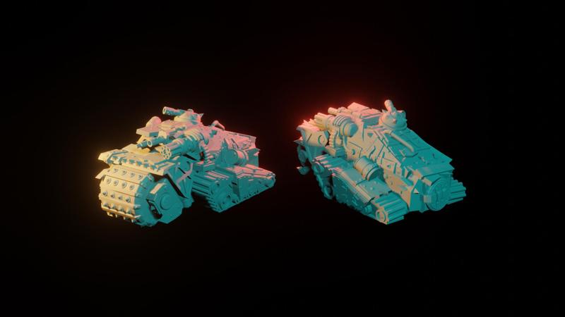 Raider of Cendre - Gatling Tank