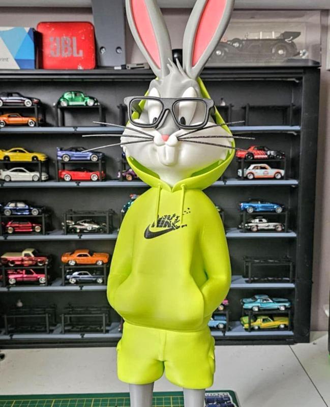 Bugs bunny urban vibes Fan art (multiparts/3mf)