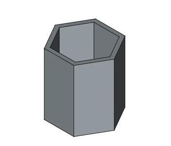 Pencil Cup (Hexagonal)   