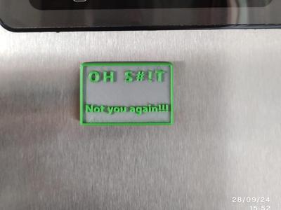 OH S#!T magnet