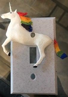 Unicorn Light Switch Cover