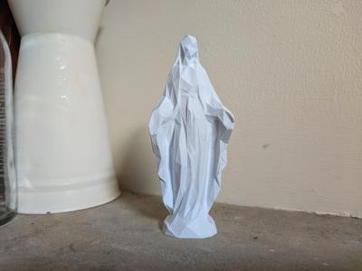 Virgin Mary Figurine [Low-Poly]