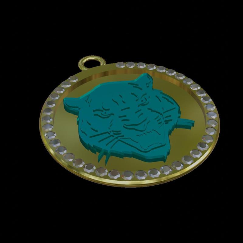 Tiger Pendant - Animal Pendant