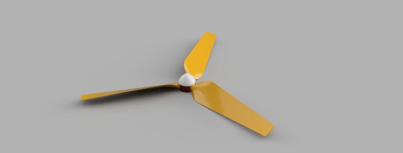 Wind turbine for nema 17 stepper motor