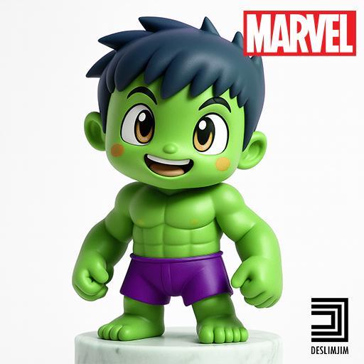 HULK GREEN TOYART MODEL