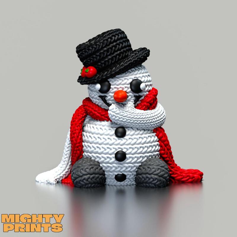 Knitted Snowman