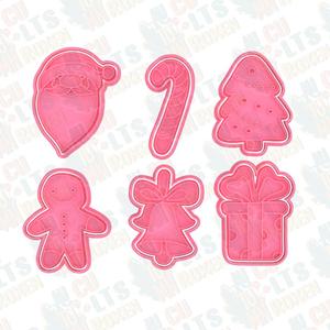 Christmas cookie cutter set of 6 *