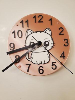 Cute Cat Wall Clock