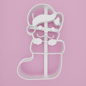 Christmas stocking Cookie cutter