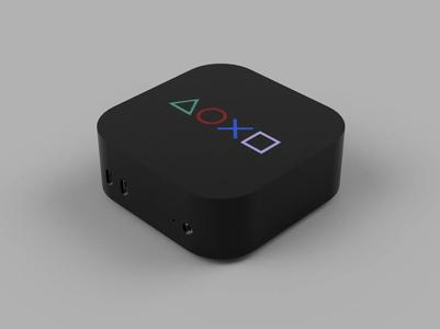 M4 Mac mini 保护壳 case PS 风格 playstation style