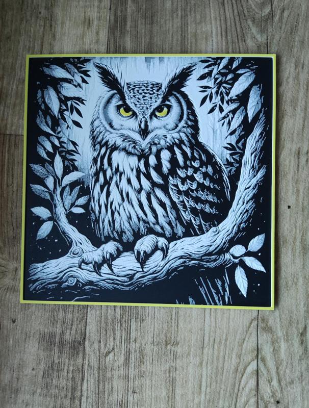 Eagle Owl hueforge