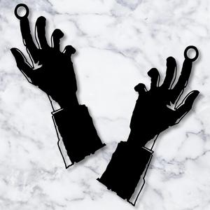 zombie hands earrings zombie halloween costume jewelry