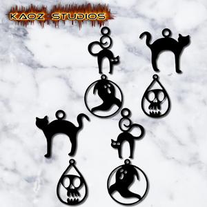 Halloween Earrings bundle Halloween jewelry pack of 4 Earring styles