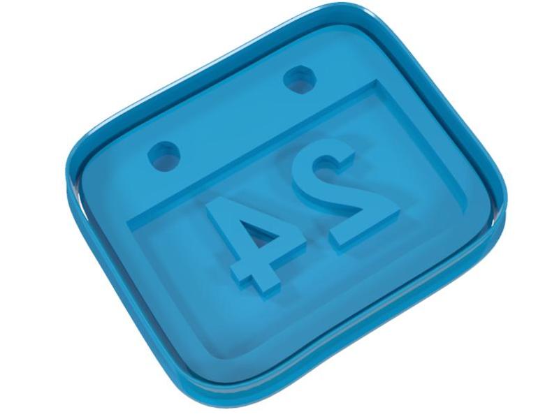 24 of December Cookie Cutter