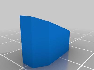 Simple Parametric Allen Hex Key Holder - Customized for Anet A8 toolkit