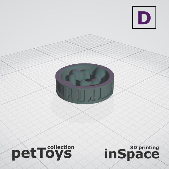 Pet - Dog - Bowl - Lulu - customized - slow feeder