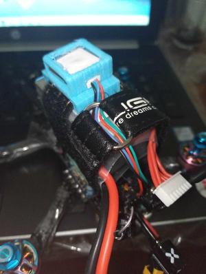 GPS mount for battery straps (20mm)