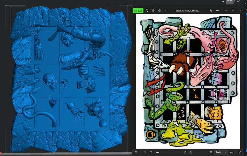 MOTU Castle Greyskull Dungeon Pit