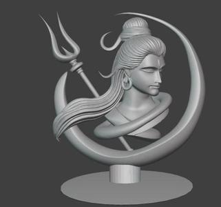 Artistic Shiva 3D Model