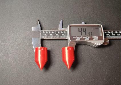 Hole center attachment for calipers
