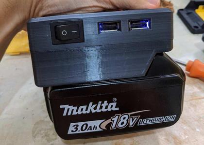 Makita power bank and power supply adapter