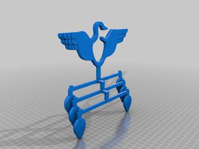 bird-shaped tie rack